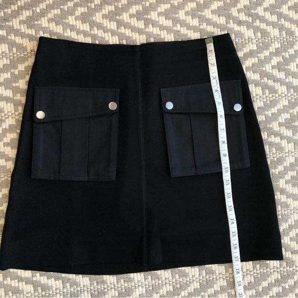 Marc by Marc Jacobs skirt black front pocket detail size small skirt - Picture 7 of 12